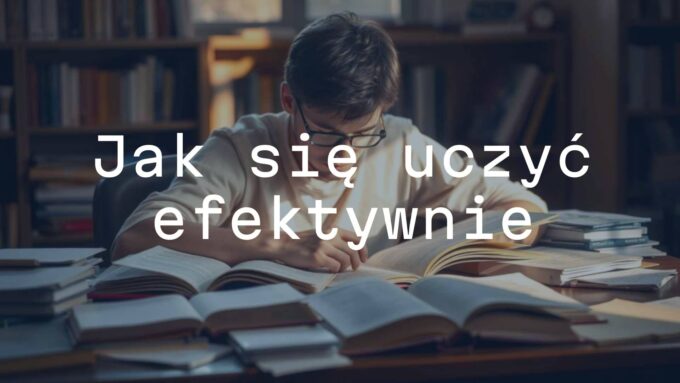 A focused student studying efficiently with books and notes, warm lighting, realistic.